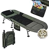 Q-Tac Karpfenliege [Stabil, Bequem & Leicht zu Reinigen] - Angelliege mit...