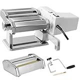 VEVOR Elektrische Pasta Maker Maschine, 9 Einstellbare Dicke Einstellungen...