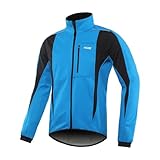 ARSUXEO Herren Radjacke wasserdicht winddicht Winter Thermal Atmungsaktiv...