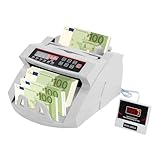 MEELRYD Geldzählmaschine, mit UV/MG/IR/Papiergröße Falschgeld-Erkennung,...