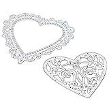 Metall-Stanzschablonen, Liebe, Herz, Spitze, Basteln, Fliege, Scrapbooking,...