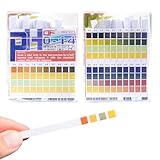100 Stück PH Teststreifen,PH Wert Teststreifen,Vierfarbiges Säure Basen...