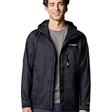 Columbia Herren Pouring Adventure Jacket Wasserdichte Regenjacke, Schwarz,...