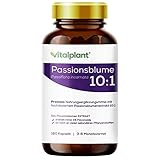 Vitalplant® Passionsblumen Extrakt 10:1 im Braunglas | 3750mg...