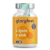 L-Lysin 400 Kapseln - 1000 mg L Lysin HCL/Tag - Aus pflanzlicher...