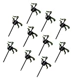 TRUTZHOLM 10er Set kleine Einhandzwingen mit Soft-Grip-Griffen 35x105 mm...