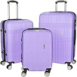 BRUBAKER 3tlg. Hartschalenkofferset Bahamas - Erweiterbare Hartschalen...