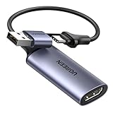 UGREEN Video Capture Card, HDMI auf USB A/C Video Capture Card 4K 60Hz...