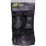 K2 Skates Unisex – Erwachsene Schonerset Exo Adult Pad Set — black -...