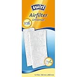 Swirl Airfilter Universal (für Staubsauger, Zuschneidbarer Filter für...