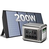 ALLPOWERS R2500 Solargenerator mit 200W Solarpanel, 2016Wh mit 2500W...