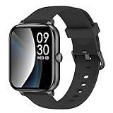 Smartwatch Herren Damen mit Bluetooth Anrufe, 1,83 Zoll HD Fitnessuhr mit...