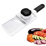 Ibergrif M526 Mandolinenschneider Handgerät, Gemüsehobel mit 1–4 mm...