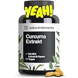 natural elements Curcuma Extrakt – Hochdosiert: Curcumingehalt EINER...