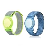 2 Stück Nylon Airtag Armband Kinder, AirTags Weiche...