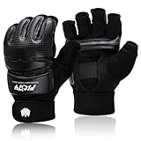 FitsT4 Sports MMA Handschuhe Boxhandschuhe gepolstert, Trainingshandschuhe...