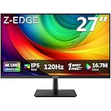 Z-Edge 27 Zoll 4K Monitor 120Hz UHD Gaming Monitor 3840x2160 IPS Panel, 1ms...