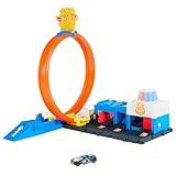 Hot Wheels Spielzeugauto Streckenset, Super Polizeiwache-Spielset mit...