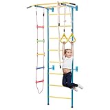 VEVOR Sprossenwand Turnwand Klettergerüst für Kinder (ab 3 Jahren),...
