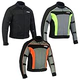 WMW WALI MOTO WEAR Sommer Motorradjacke Herren,Atmungsaktive Protektorjacke...