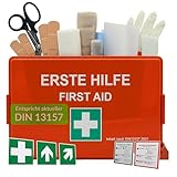 Floordirekt Erste Hilfe Kasten - DIN 13157:2021 - inkl. Wandhalterung, 5x...