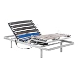Geriafy - Elektrisch Verstellbarer Lattenrost Home Silver | 90x200 cm |...