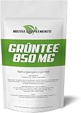 Grüntee Extrakt Kapseln Bioverfügbar und mit 850mg Grüntee pro Kapsel...