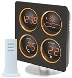 Technoline SMADH Wetterstationen, Schwarz