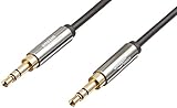 Amazon Basics Auxiliary Kabel, Stereo-Audiokabel, 3,5 mm-Klinkenstecker auf...