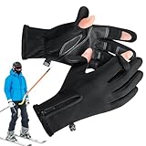 Fingerlose Touchscreen-Handschuhe, für den Winter | wasserdichte...
