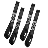 Spanngurt Set 800kg 25mm x 30cm (4 Stück) – Zurrschlaufen &...