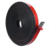 Gummistreifen Selbstklebend, 4.5m x12.5mm x1.5mm Neopren Gummistreifen...