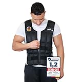 DH FitLife Verstellbare Gewichtsweste 20KG zum Muskelaufbau u....