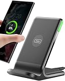 INIU Wireless Charger Stand, 15W Qi Zertifiziert Induktive Ladestation...