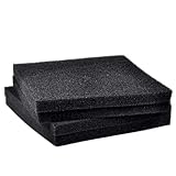 Hochleistungs-Aquarium-Filterschwamm-Pad, schwarz, 35 ppi, 50 x 50 x 4 cm,...