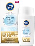 NIVEA SUN Sonnenschutz Fluid LSF 50+, nicht fettende Sonnencreme mit...