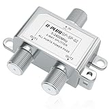 G-PLUG SAT Verteiler 2-fach - Premium Satelliten Splitter für TV & Radio,...