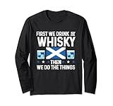 Celtic Scotland Scottish American Highlands Roots Langarmshirt