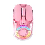 LIKE SHOW Bluetooth Maus, Kabellose Mouse mit USB-Nano-Empfänger, Tri-Mode...