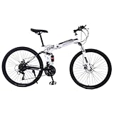 24'/26' Faltbares Mountainbike Mit Rahmen Aus Hochfestem Kohlenstoffstahl,...