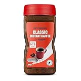 by Amazon Classic Instant Kaffee, Dunkle Röstung, 200g, 1er-Pack -...