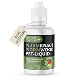 GreenPet Wurm Kraut Pet Liquid Tropfen Flüssig - Natürliche Wurmkur...