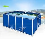 Faltbarer Indoor-Fischteich mit Stahlrahmen und PVC-Auskleidung –...