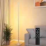 Hzitcigm Stehlampe Wohnzimmer, LED Standleuchte mit Fernbedienung LED...