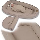 PaLulli® Extra Großes Babynest 100x60 cm | Set mit herausnehmbarer...