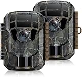 VOOPEAK 2er Wildkamera 2K HD 36MP, Wildkamera mit Bewegungsmelder...
