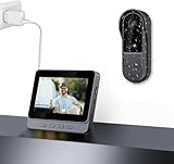 Winnes Türklingel mit Kamera,1080P Drahtlose Video Türklingel,IP65...