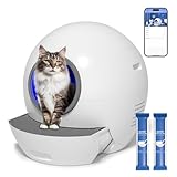 ELS PET Selbstreinigende Katzentoilette, Extragroß für Mehrere Katzen,...