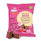 SUPER FUDGiO BIO Bonbons - Rosengeschmack - Vegan und Glutenfrei - Organic...