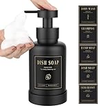 Luxspire Schaumseifenspender, Glasschaum-Pumpseifenspender, rutschfester...